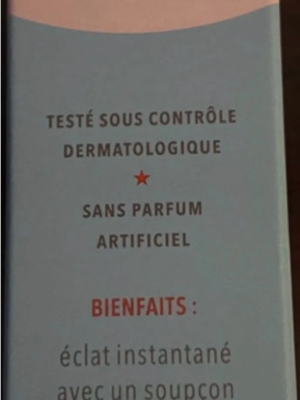 First Aid Beauty Light Blue Skincare Box with Red Accent